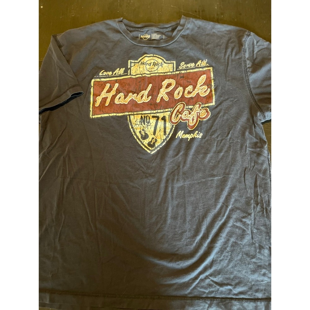 Hard Rock‎ Cafe Memphis T Shirt Mens Extra Large XL Graphic Tee - Picture 2 of 4